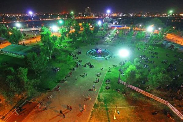 فضای سبز پارک جزیره - در اهواز کجاست